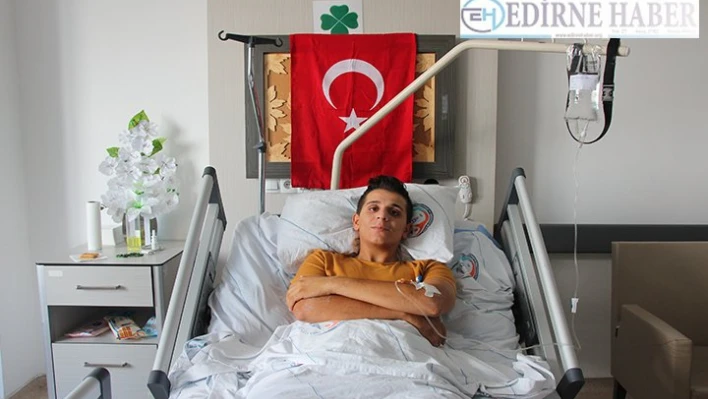 Vatana hizmet için iyileşeceği günü bekliyor