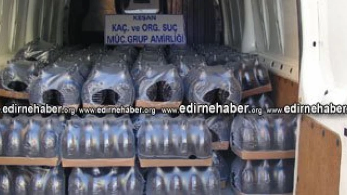Kaçak içki yakalandı