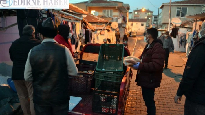 Mahalle sakinleri karantinadakiler için seferber oldu