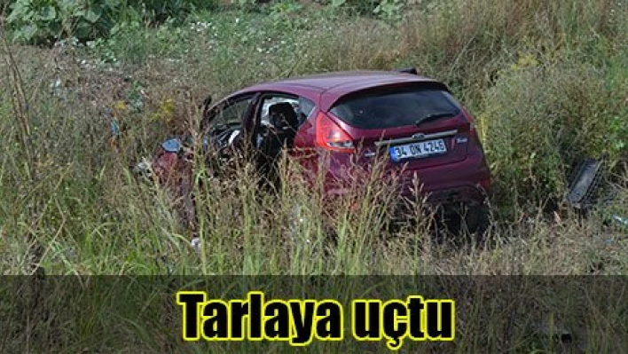 Tarlaya uçtu
