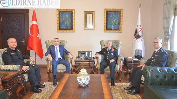 Çetin, Kırklareli Valisi Bilgin'i ziyaret etti