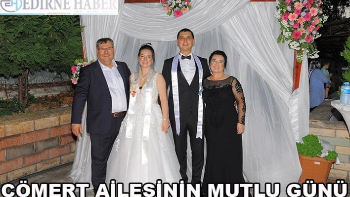 Cömert ailesinin mutlu günü