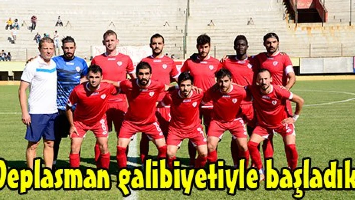Deplasman galibiyetiyle başladık