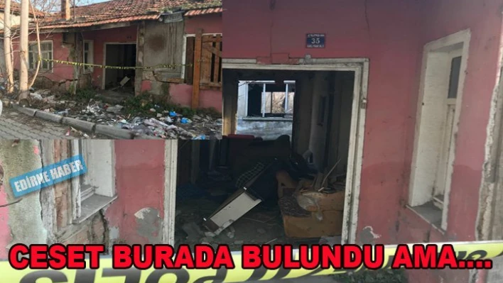 Çürümüş ceset bulundu