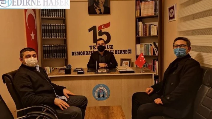 Edirne Göç İdaresi Müdürü Aşılıoğlu'ndan, EDGED'e ziyaret