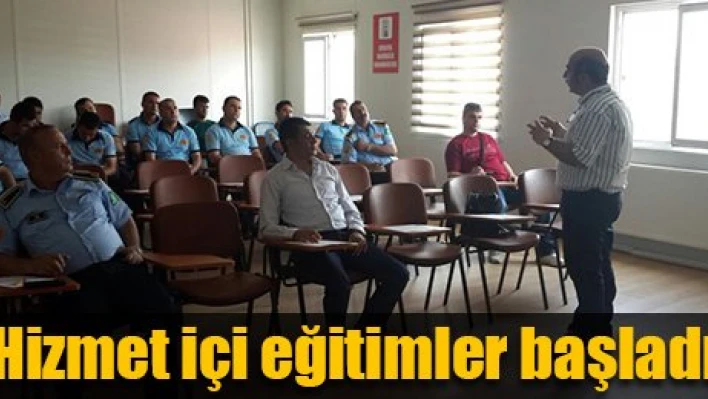 Eğitimlere başlandı