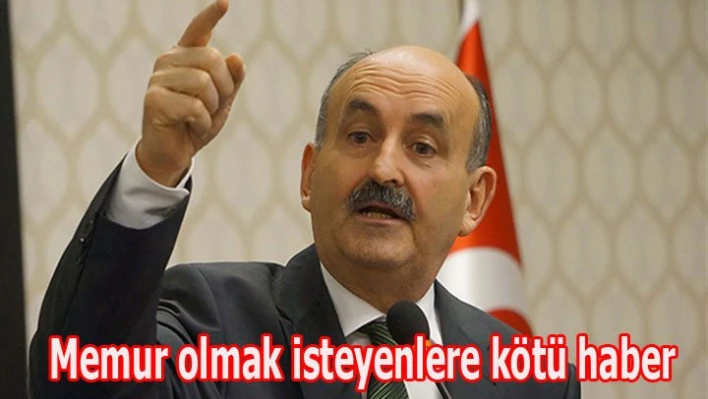Memur olmak zorlaşacak