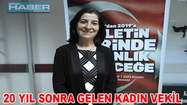 FATMA AKSAL, BEŞİNCİ KADIN VEKİL OLDU