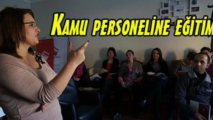 Kamu personeline eğitim