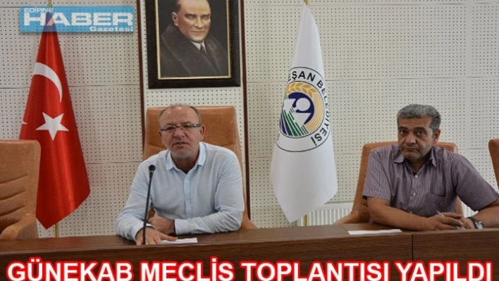 GÜNEKAB Meclis toplantısı yapıldı