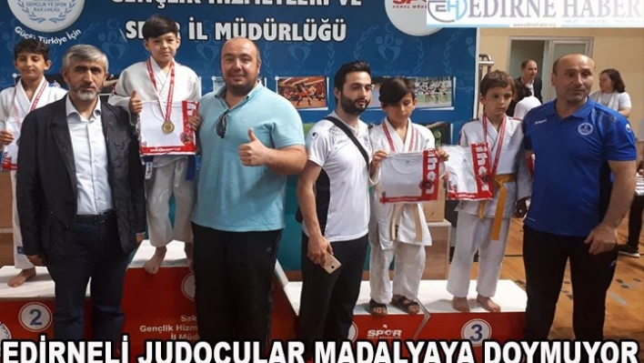 Edirneli Judocular madalyaya doymuyor