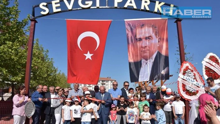 'Sevgi Parkı' hizmete açıldı
