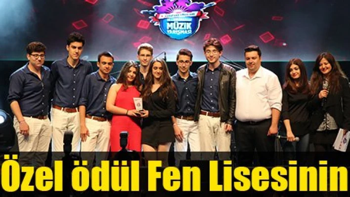 Süleyman Demirel Fen Lisesi ödül aldı