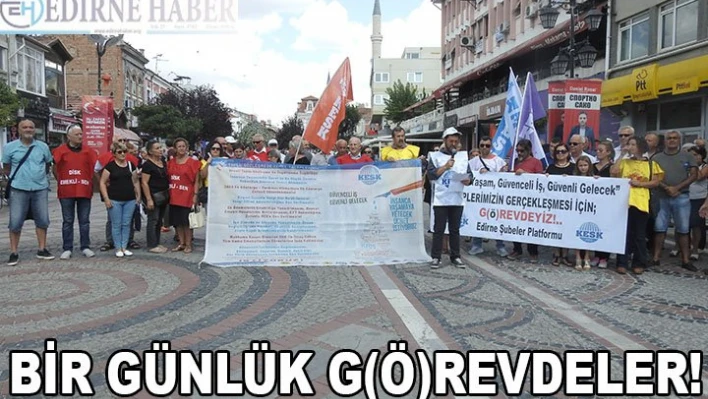 Bir günlük g(ö)revdeler!