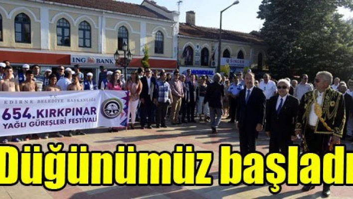 Düğünümüz başladı