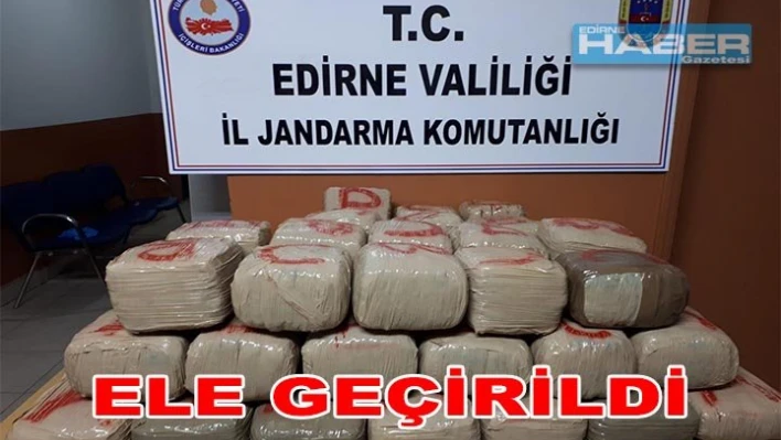 215 kilogram skunk ele geçirildi