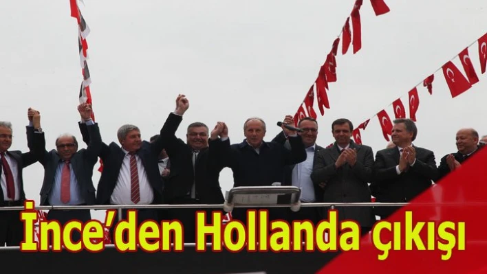 İnce'den sert çıkış