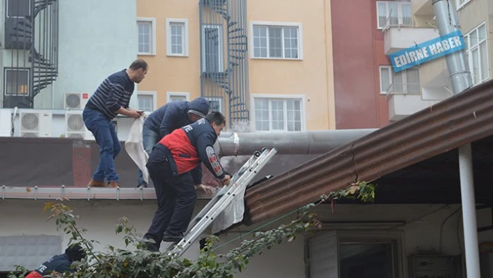 Bacada yangın çıktı