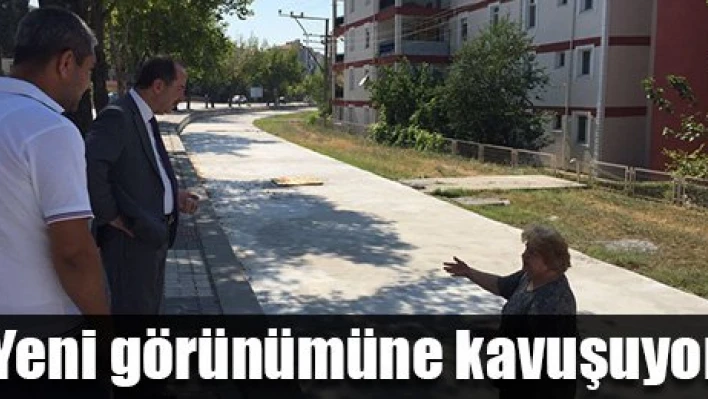Yürüyüş parkuru yenileniyor