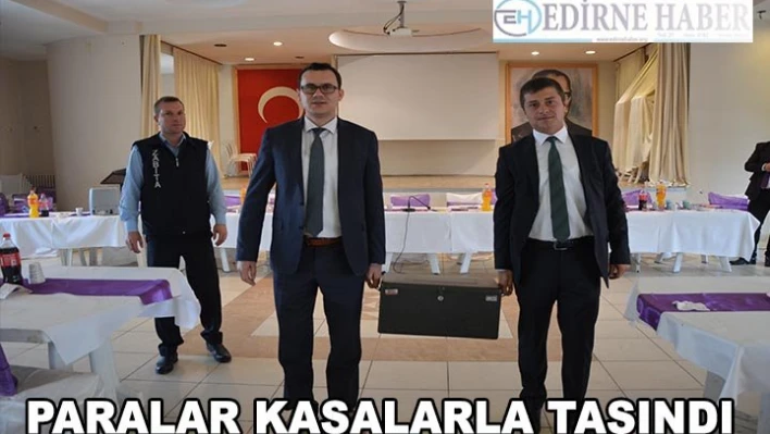 İhalede paralar kasalarla taşındı