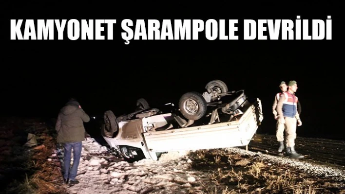 Şarampole devrildi