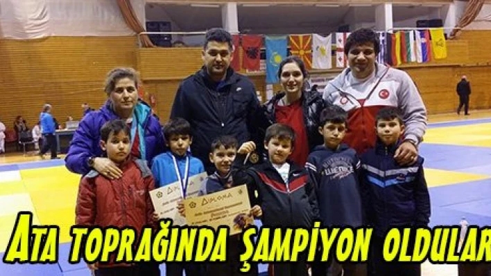 Ata toprağında şampiyon oldular