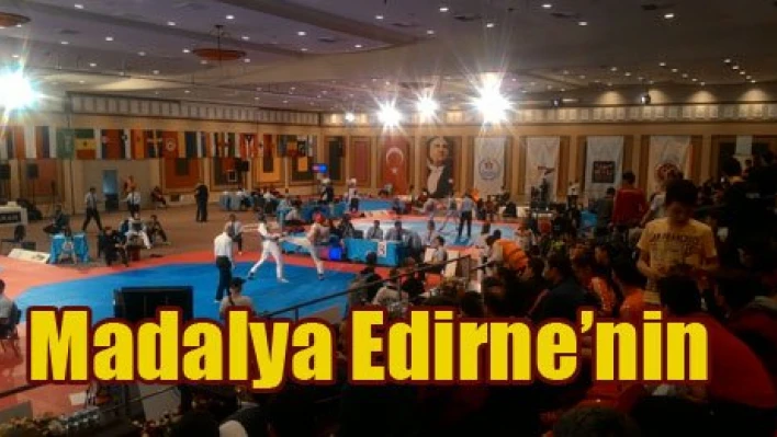 Bronz madalya Edirne'nin