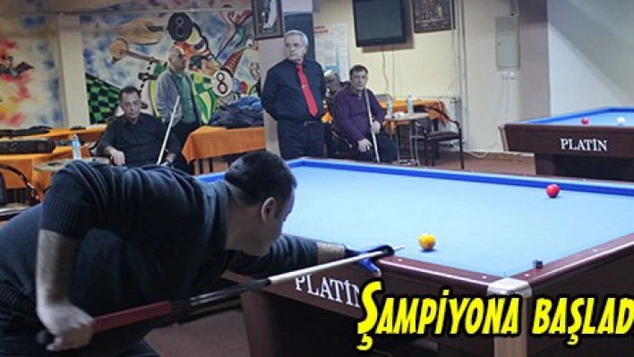 Şampiyona başladı