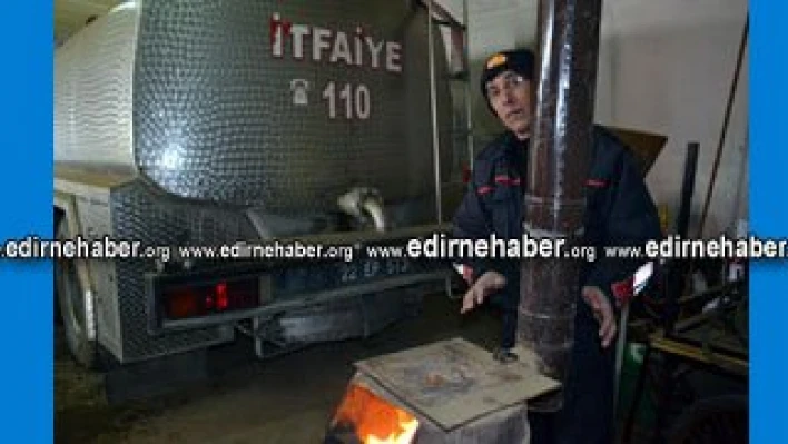 İtfaiye su nöbetinde