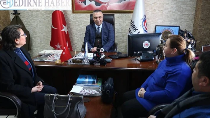  Başkan Dönmez'den ziyaretler