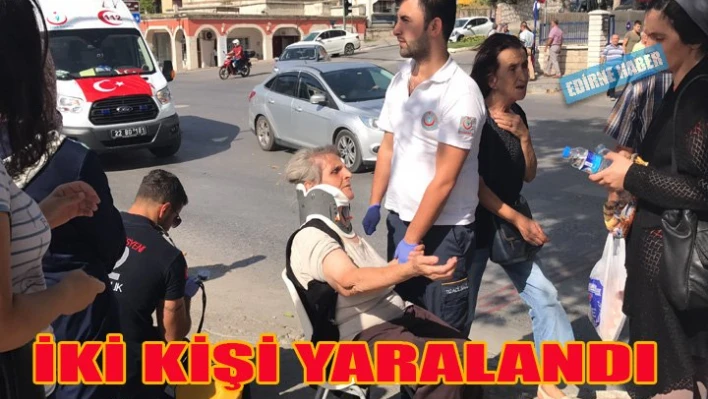 Motosiklet çarptı
