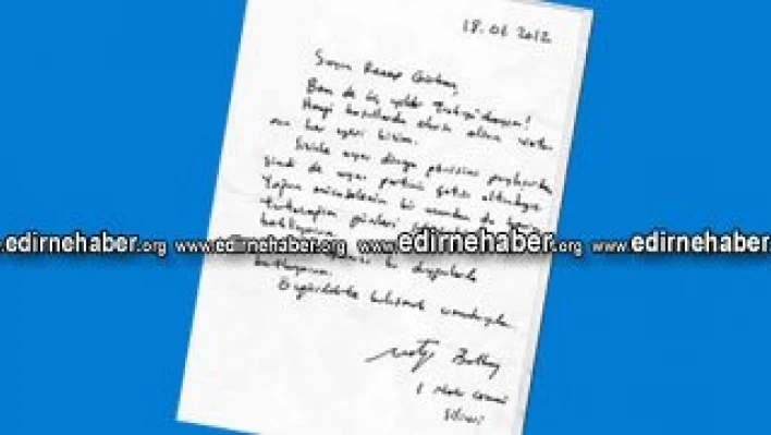 Balbay'dan CHP Milletvekiline mektup
