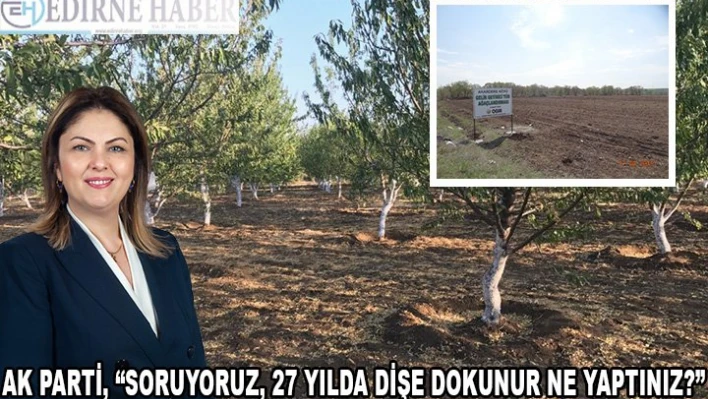 AK PARTİ, 'SORUYORUZ, 27 YILDA DİŞE DOKUNUR NE YAPTINIZ?'