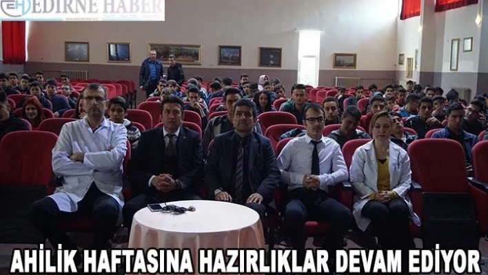 Ahilik Haftasına hazırlıklar devam ediyor