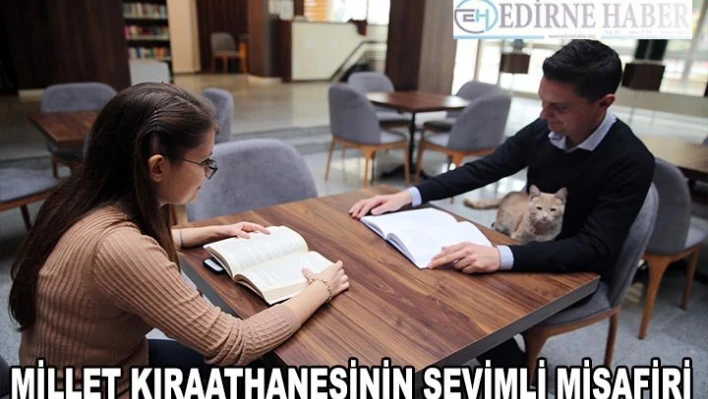Millet kıraathanesinin sevimli misafiri