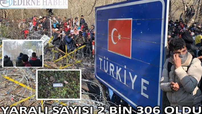 YARALI SAYISI 2 BİN 306 OLDU
