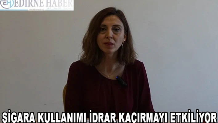 SİGARA KULLANIMI İDRAR KAÇIRMAYI ETKİLİYOR