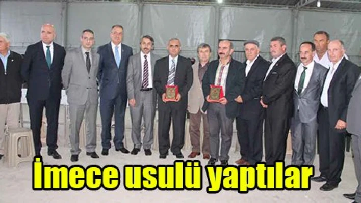 İmece usulü yaptılar