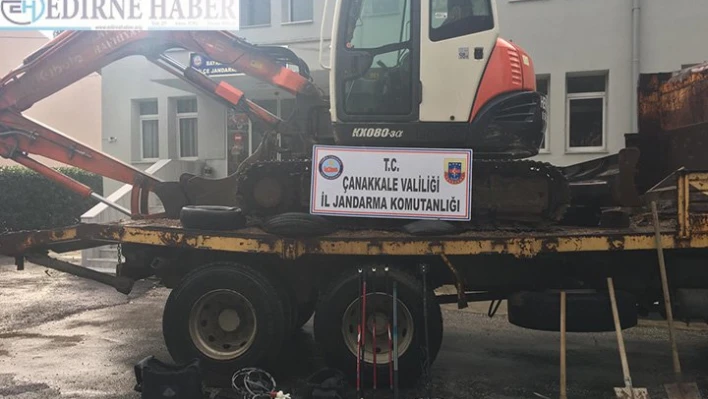 Kaçak kazıya operasyon