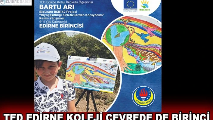 TED Edirne Koleji çevrede de birinci
