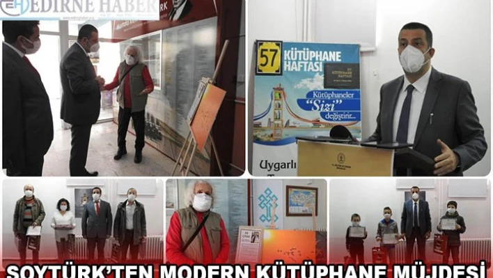Soytürk'ten modern kütüphane müjdesi