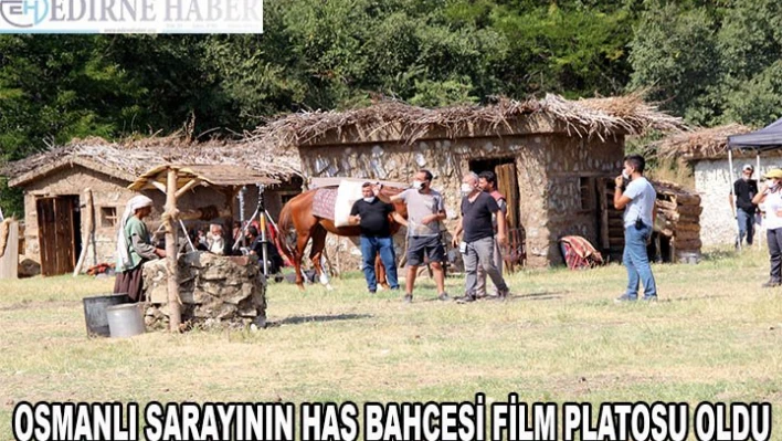 Osmanlı sarayının has bahçesi 'Sarayiçi' film platosu oldu