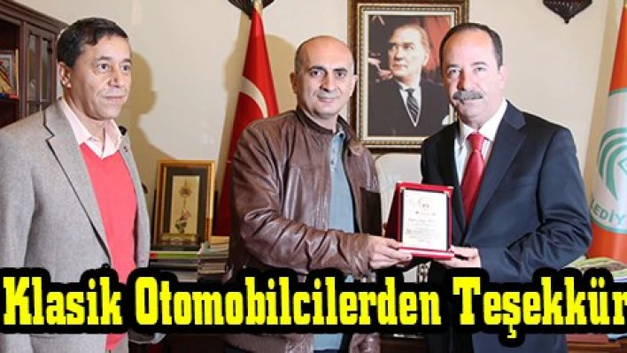 Klasik Otomobilcilerden teşekkür...