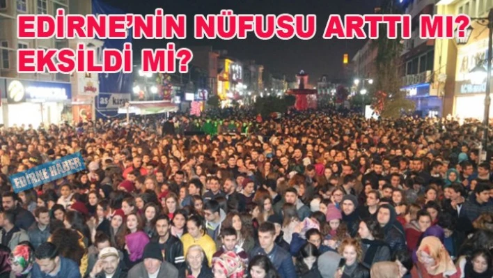 Nüfusumuz 5 bin Â 184 kişi arttı