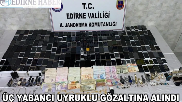 3 yabancı uyruklu gözaltına alındı