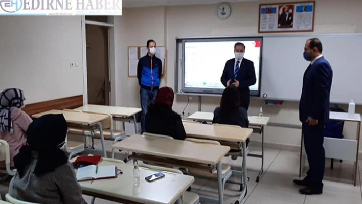 Arpacı destekleme ve yetiştirme kurslarını ziyaret etti