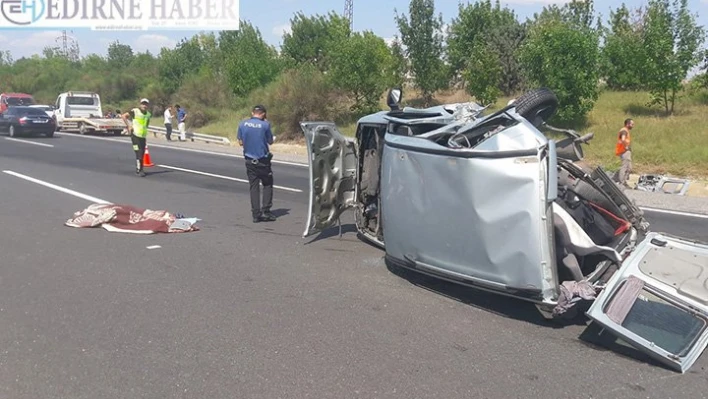 Trafik kazası can aldı