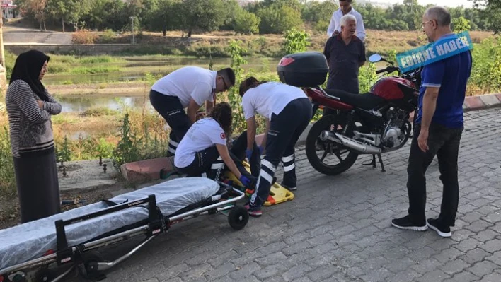 'Gurbet yolunda' kaza yaptı