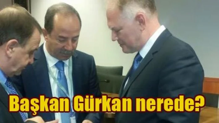 Başkan Gürkan Brüksel'de