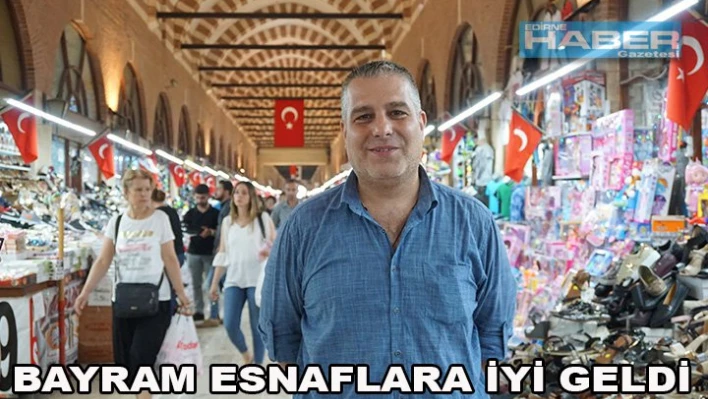 Esnafa bayram iyi geldi